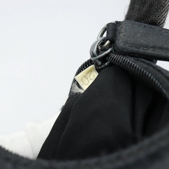 PRADA Hand Bag Nylon Black Silver Auth 146276 - Picture 13 of 16